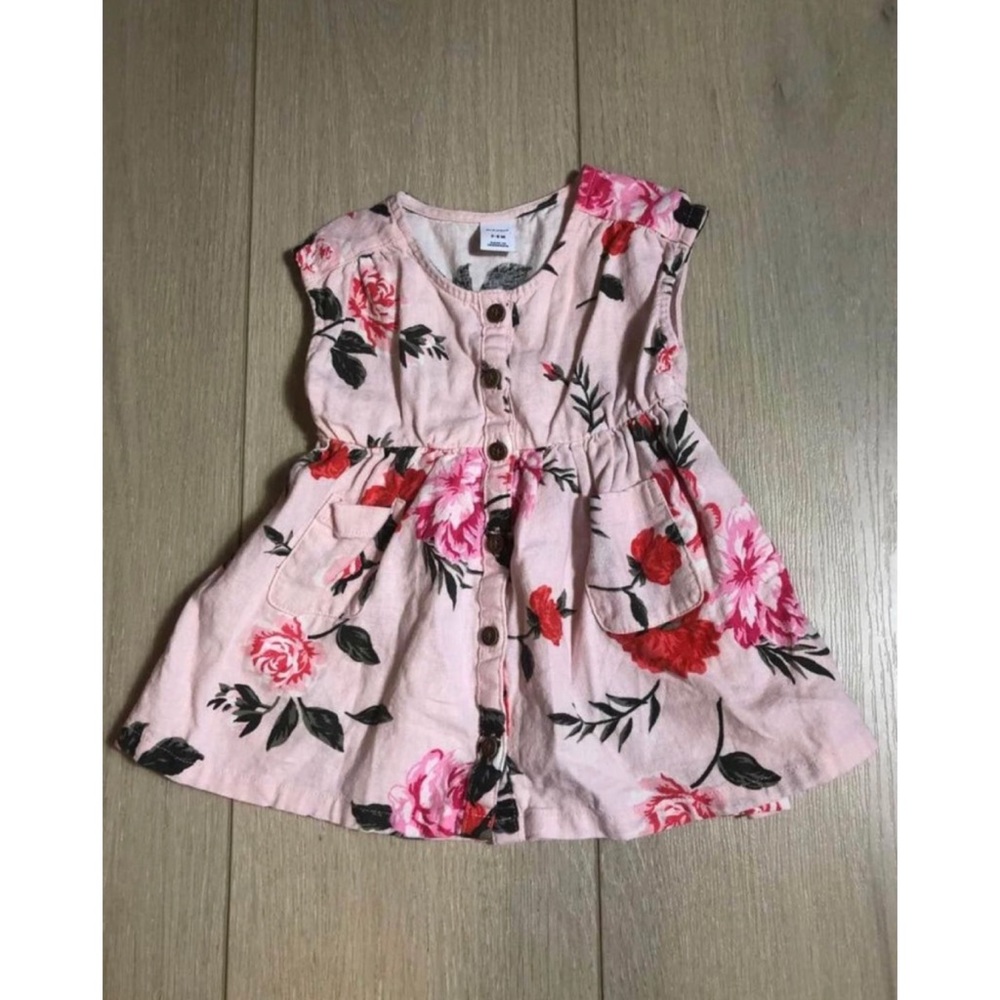 Baby girl dress with flowers